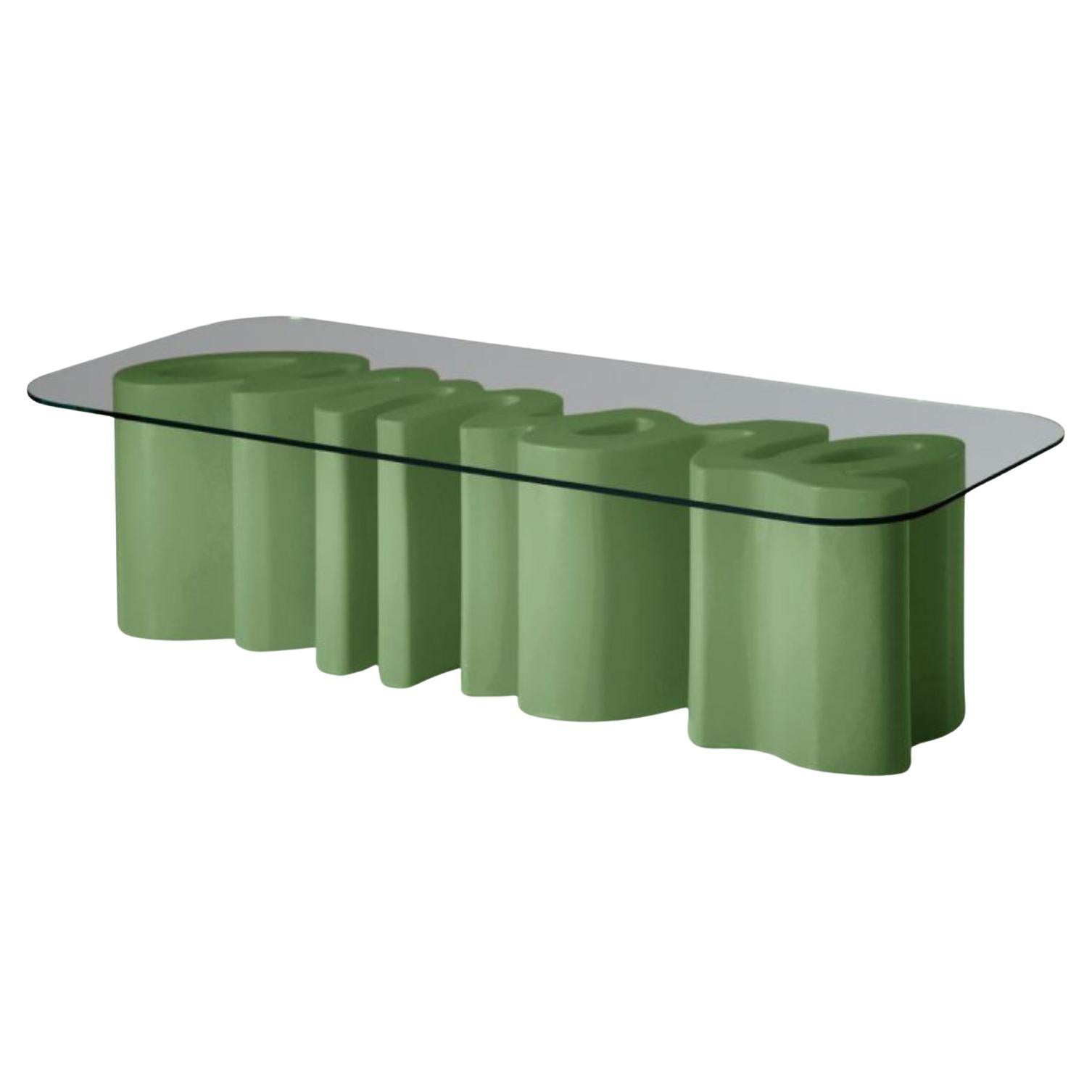 Table basse Malva Green Amore par Giò Colonna Romano