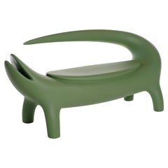 Malva Green Big Kroko Sofa by Marcantonio