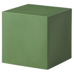 Malva Green Cubo Pouf Tabouret par SLIDE Studio