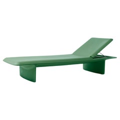 Malva Green Ponente Sun Lounger by Martinelli Venezia Studio