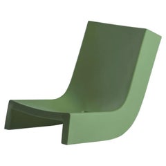 Malva Green Twist Rocking Low Chair by Prospero Rasulo