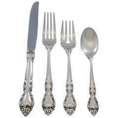 Malvern by Lunt Sterling Silver Flatware Service for 12 Set 55 Pieces