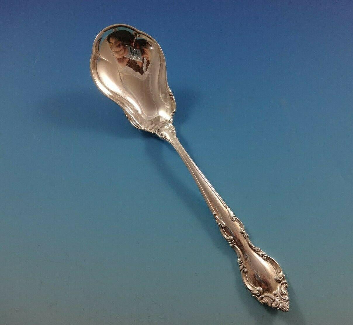 Malvern by Lunt Sterling Silver Serving Spoon 8 1/2" New 