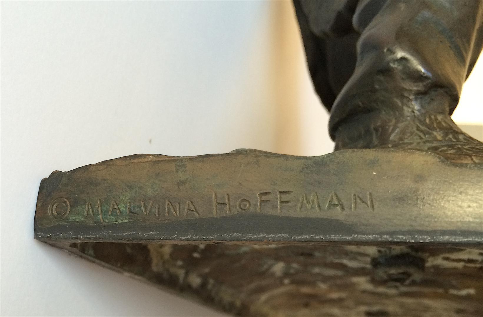 Mongolische Tänzerin, Bronzeskulptur von Malvina Hoffman im Angebot 3