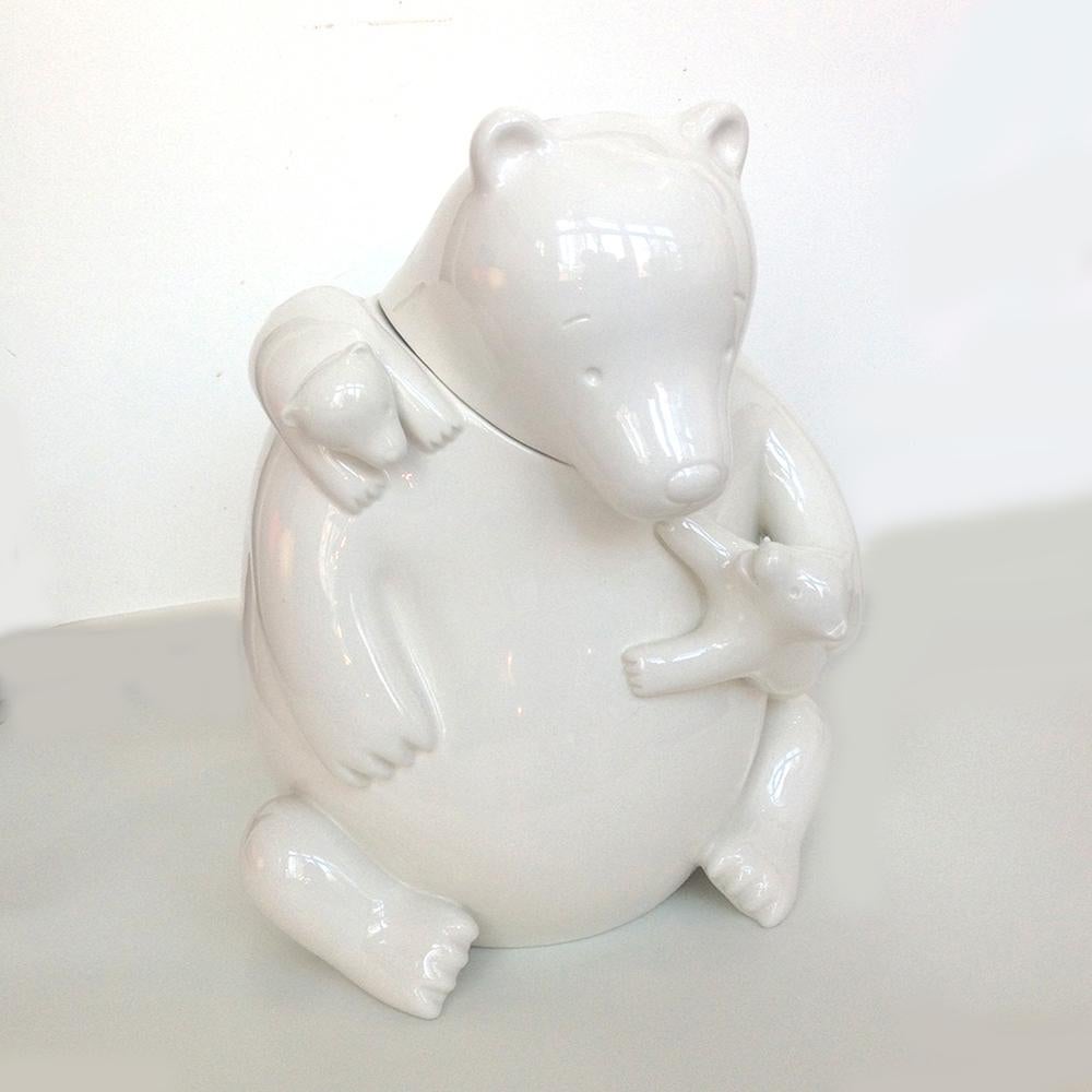 polar bear cookie jar