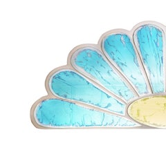 MAMA Contemporary modern Mirror wall headboard water Silvered Glass Satin Silk