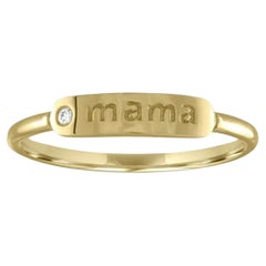Anillo "MAMA" Opalize Diamante Redondo