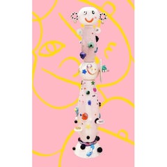 Mama totem Unique Ceramic Sculpture by Malwina Konopacka