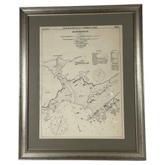 Antique Mamaroneck New York Harbor Chart from 1901