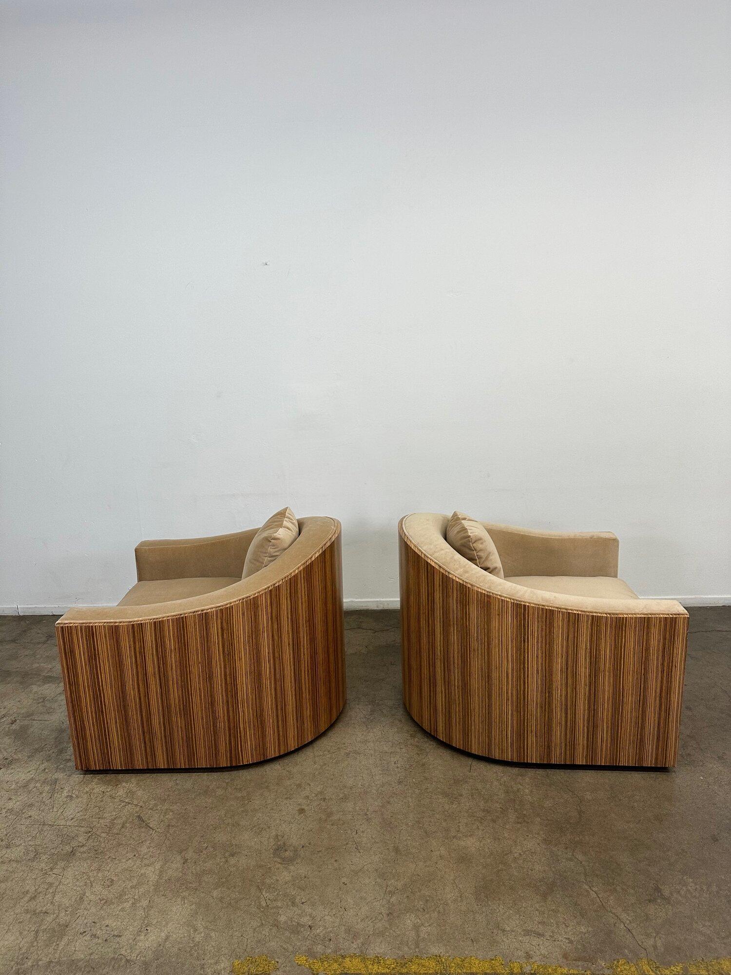 Contemporary Mambo Swivel Lounge Chairs by Kreiss - sold separately