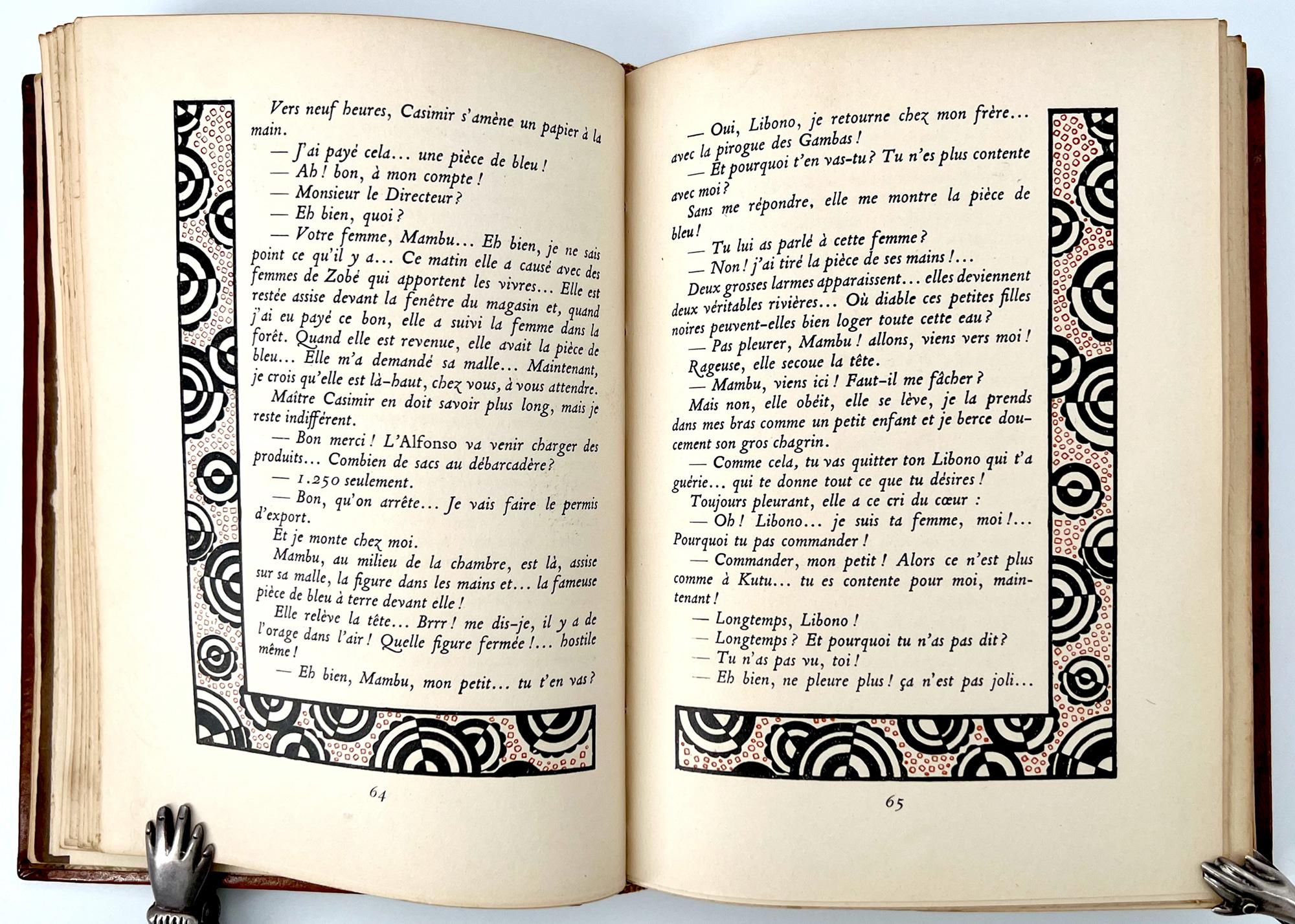 20th Century Mambu et son Amour; Décors nègres de Jean Vergély – By Louis Charbonneau For Sale