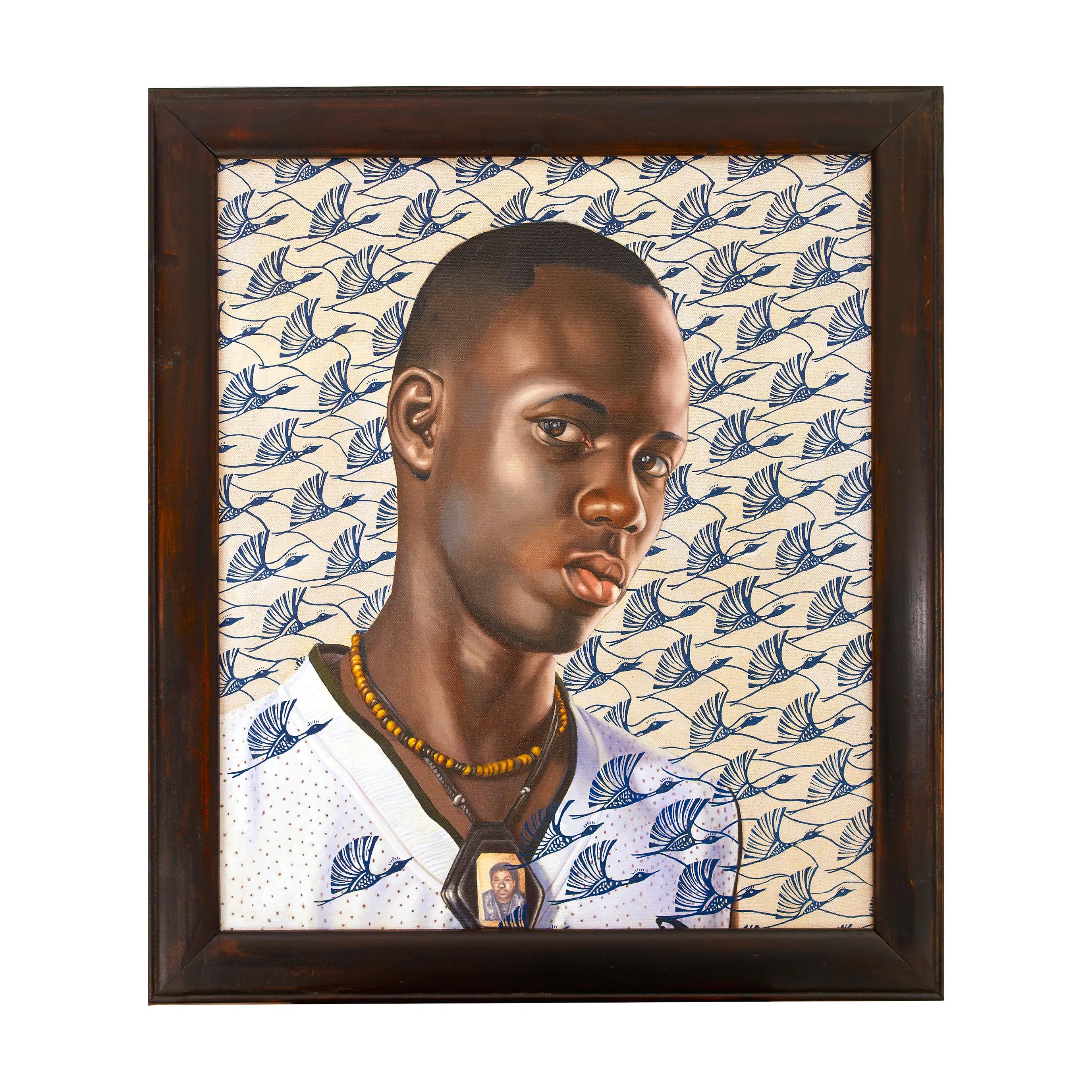 Placa Mame Ngagne de Kehinde Wiley Norteamericano en venta