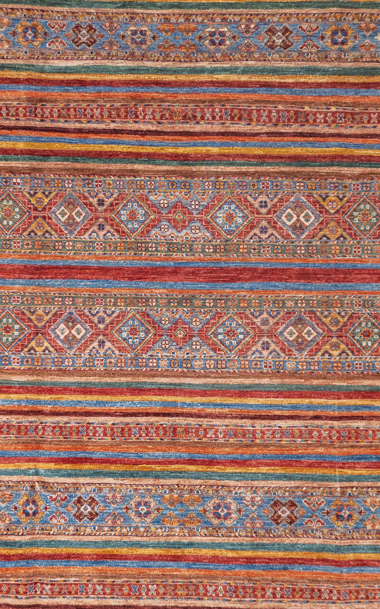 Perse Tapis Mamlok 5'5'' x 8'11'' en vente