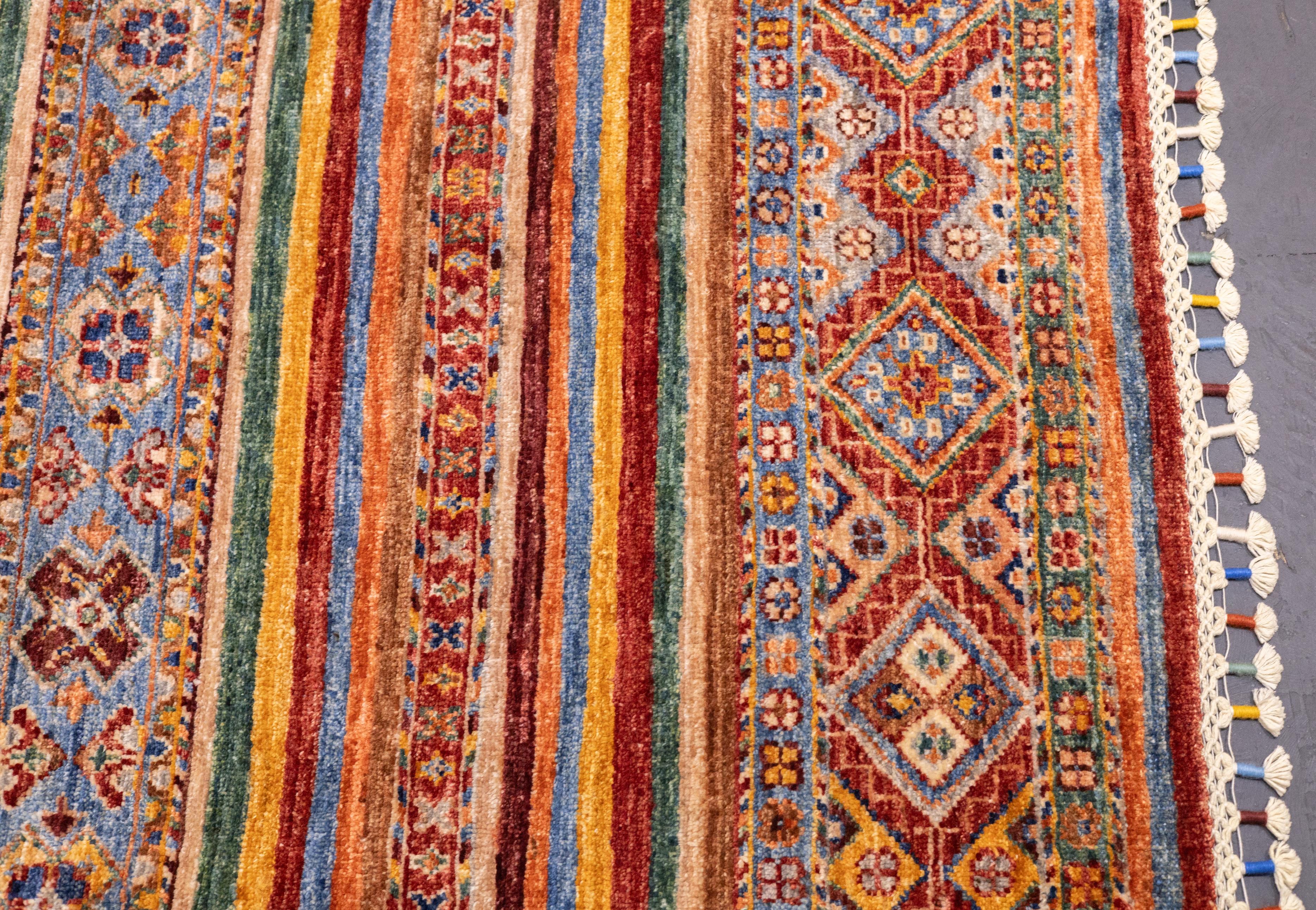 Laine Tapis Mamlok 5'5'' x 8'11'' en vente