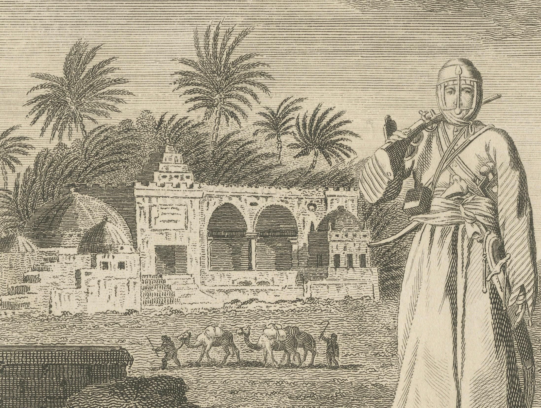 Elegancia Mameluca: Vestimenta Militar y Ceremonial en Egipto, 1801 principios del siglo XIX en venta