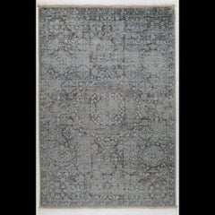 Hand-Knotted Mamluk Rug, Wool, Geometric Design, 3'3\" x 4'10\"