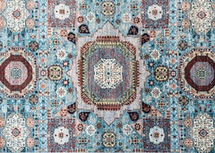 Mamluk Rug Oriental Handmade 5' x 6'5" #SA-606