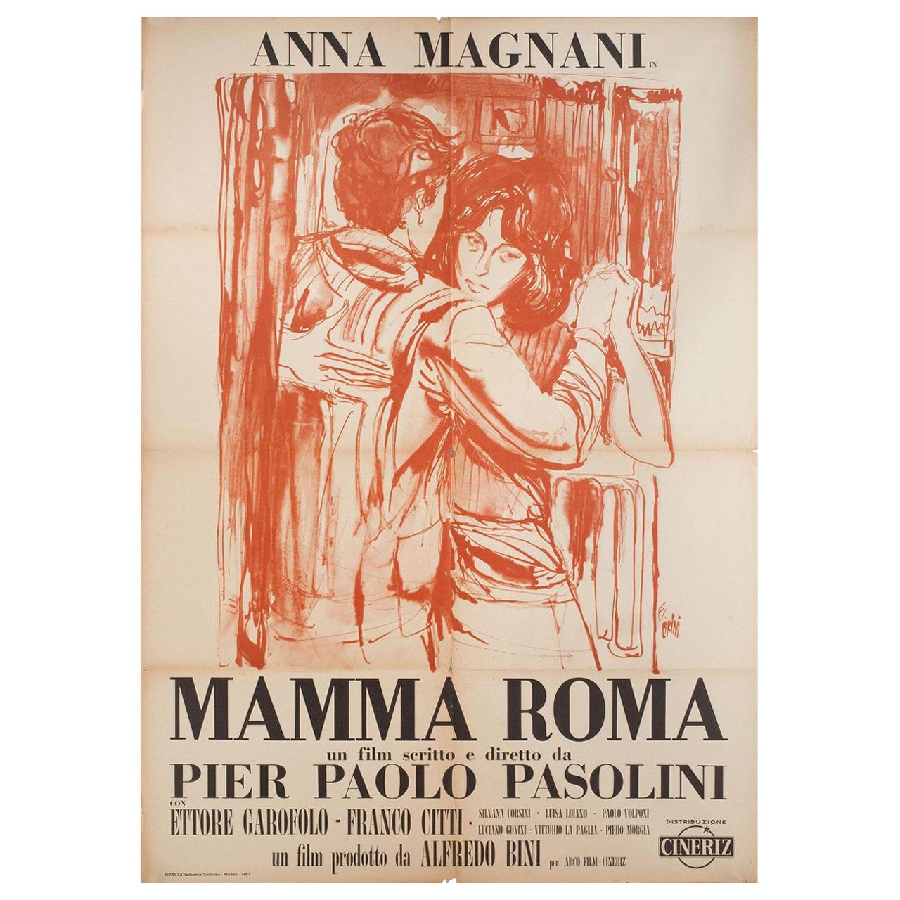 "Mamma Roma" 1962 Italian Due Fogli Film Poster