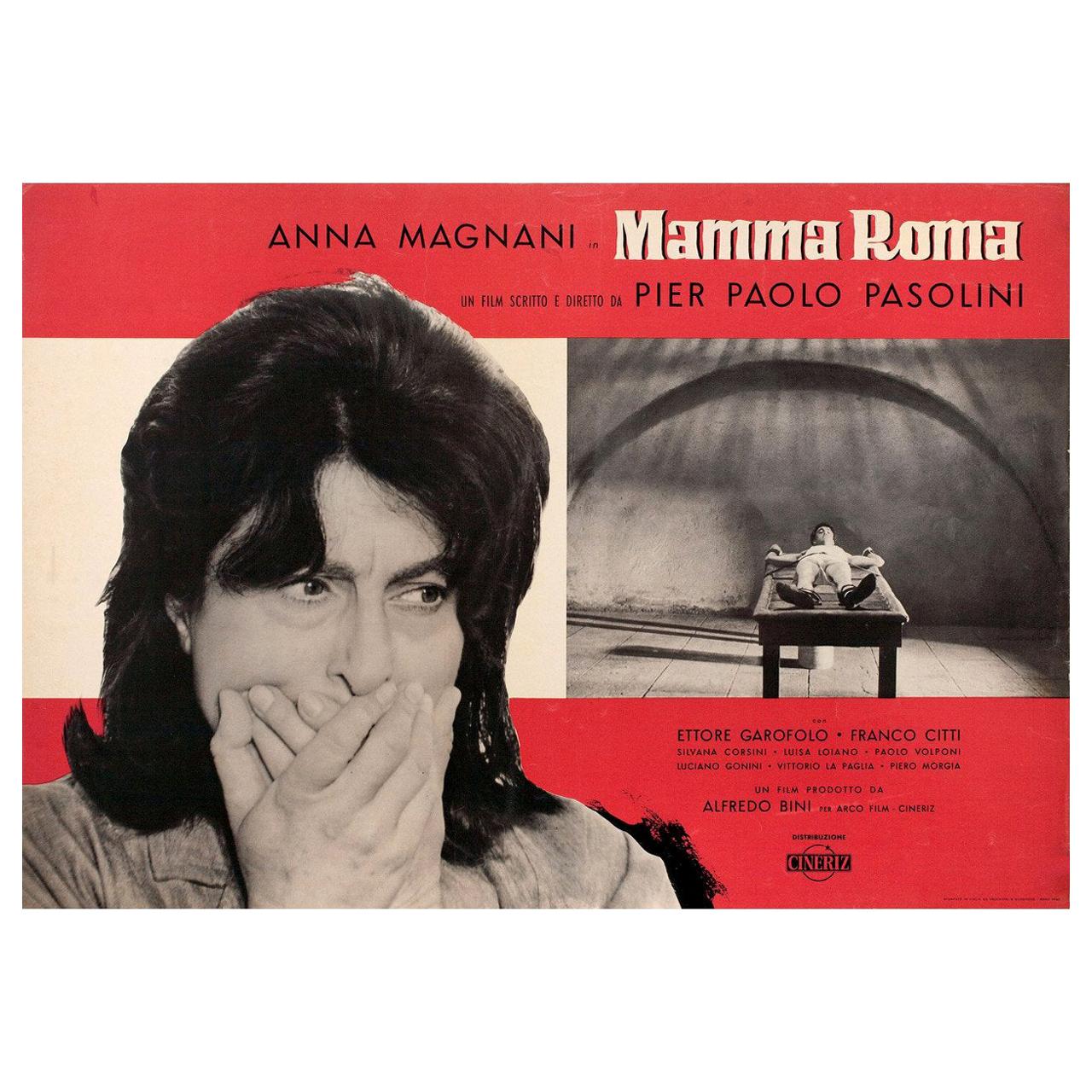 Mamma Roma 1962 Italian Fotobusta Film Poster