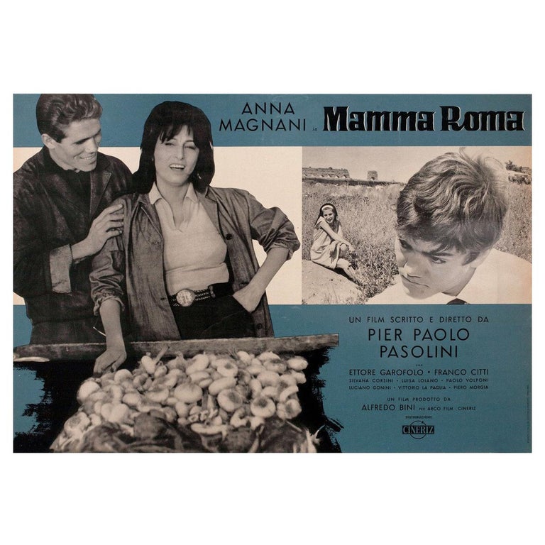 Mamma Roma' 1962 Italian Fotobusta Film Poster For Sale at 1stDibs | mamma  roma poster, roma film poster