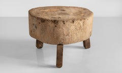 Mammoth Elm Chopping Block, England, circa 1790