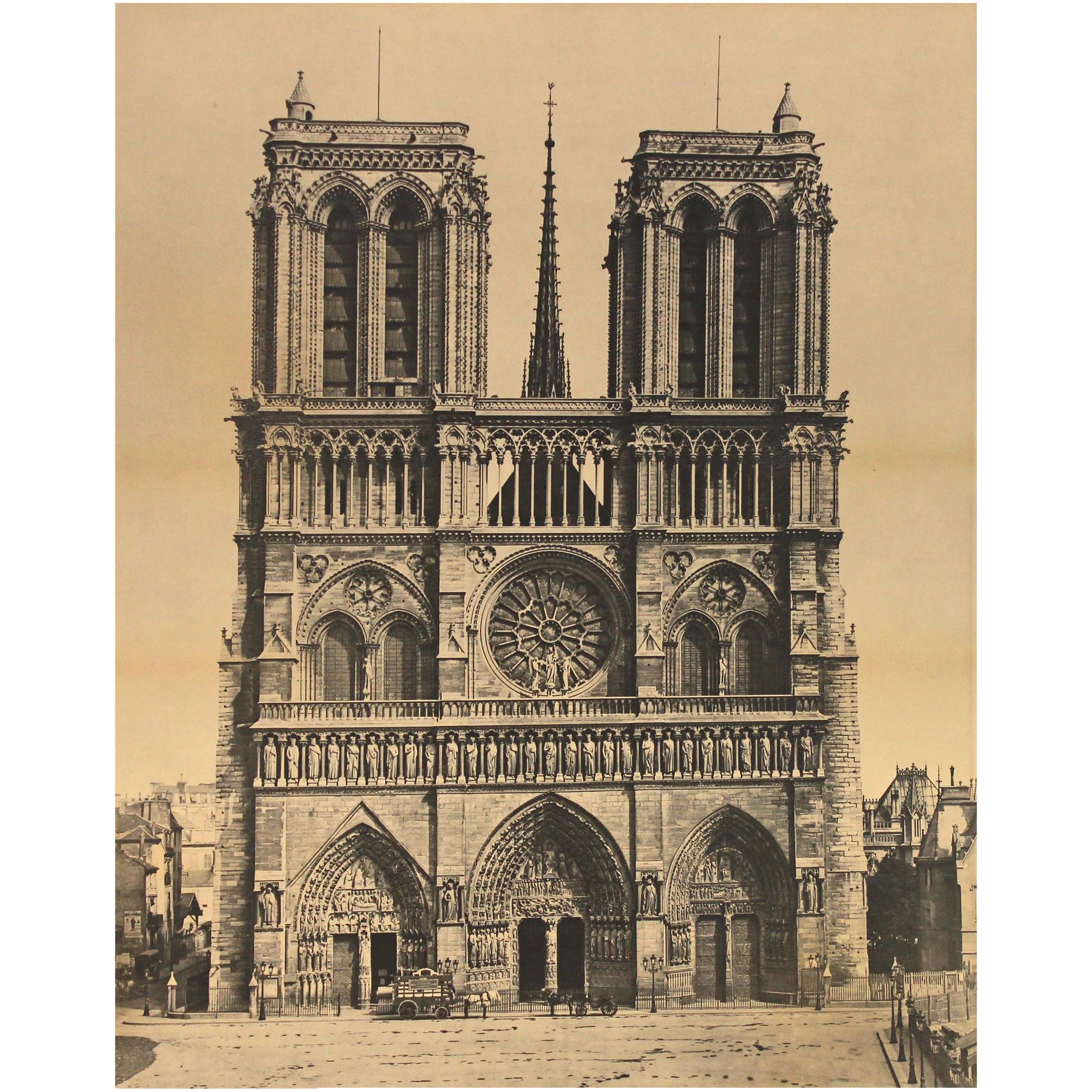 Fotografía gigantesca de Notre Dame