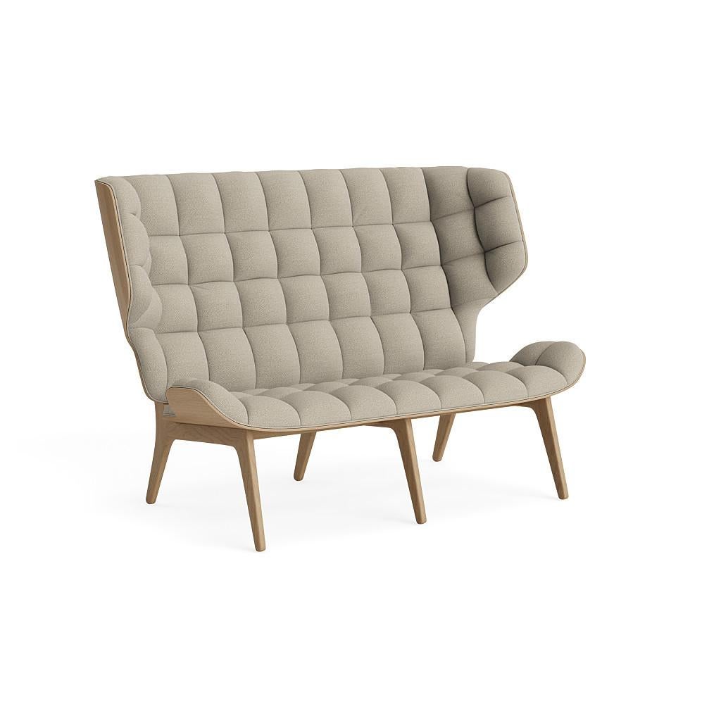 Contemporary 'Mammoth' Sofa by Norr11, Light Smoked Oak, Barnum Bouclé 24 For Sale
