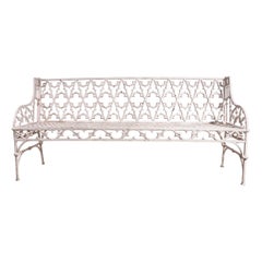 Mammouth Cast Iron Garden Bench with Gothic Castings