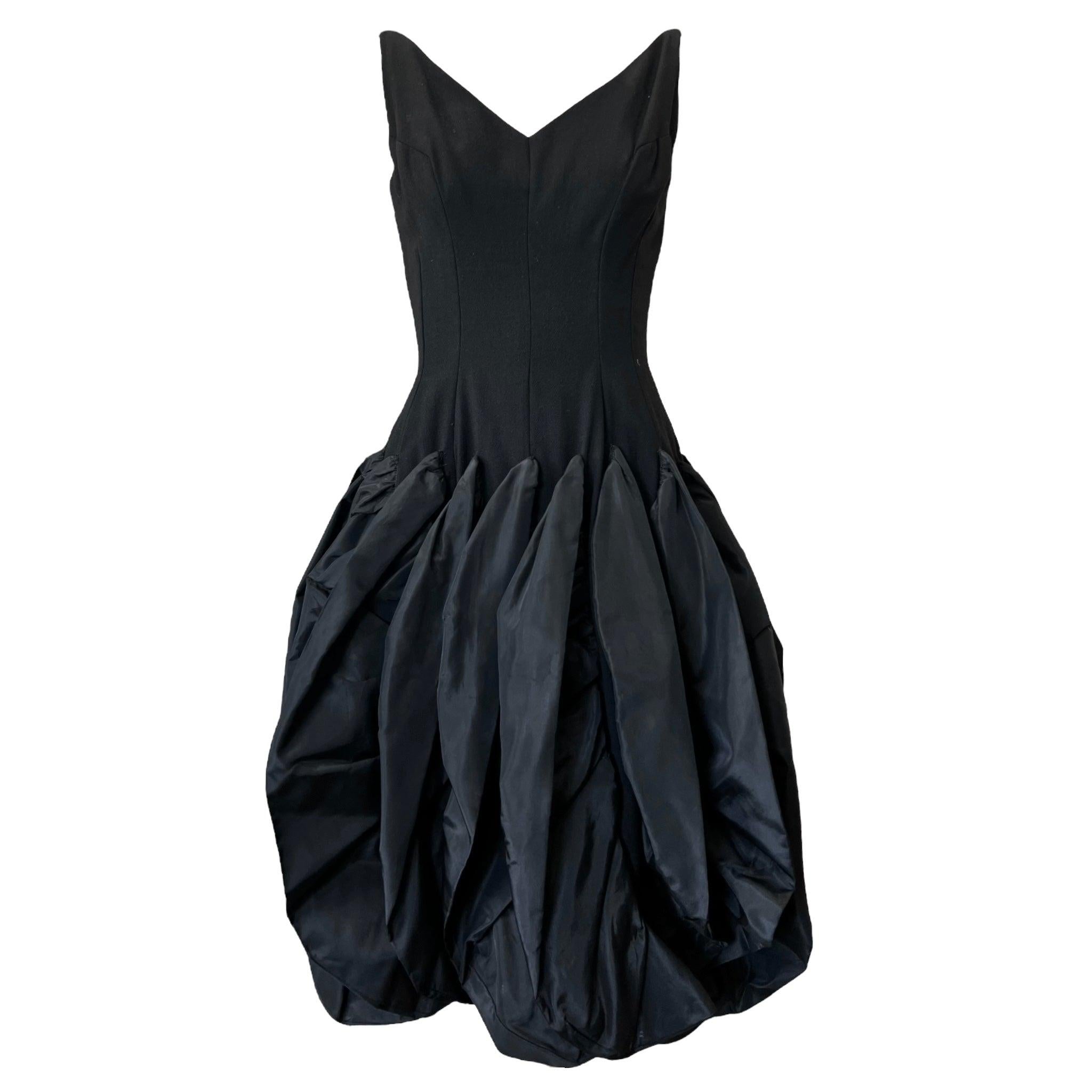 Mam’selle by Betty Carol Sculptural Petal Puff Dress, 1959 For Sale