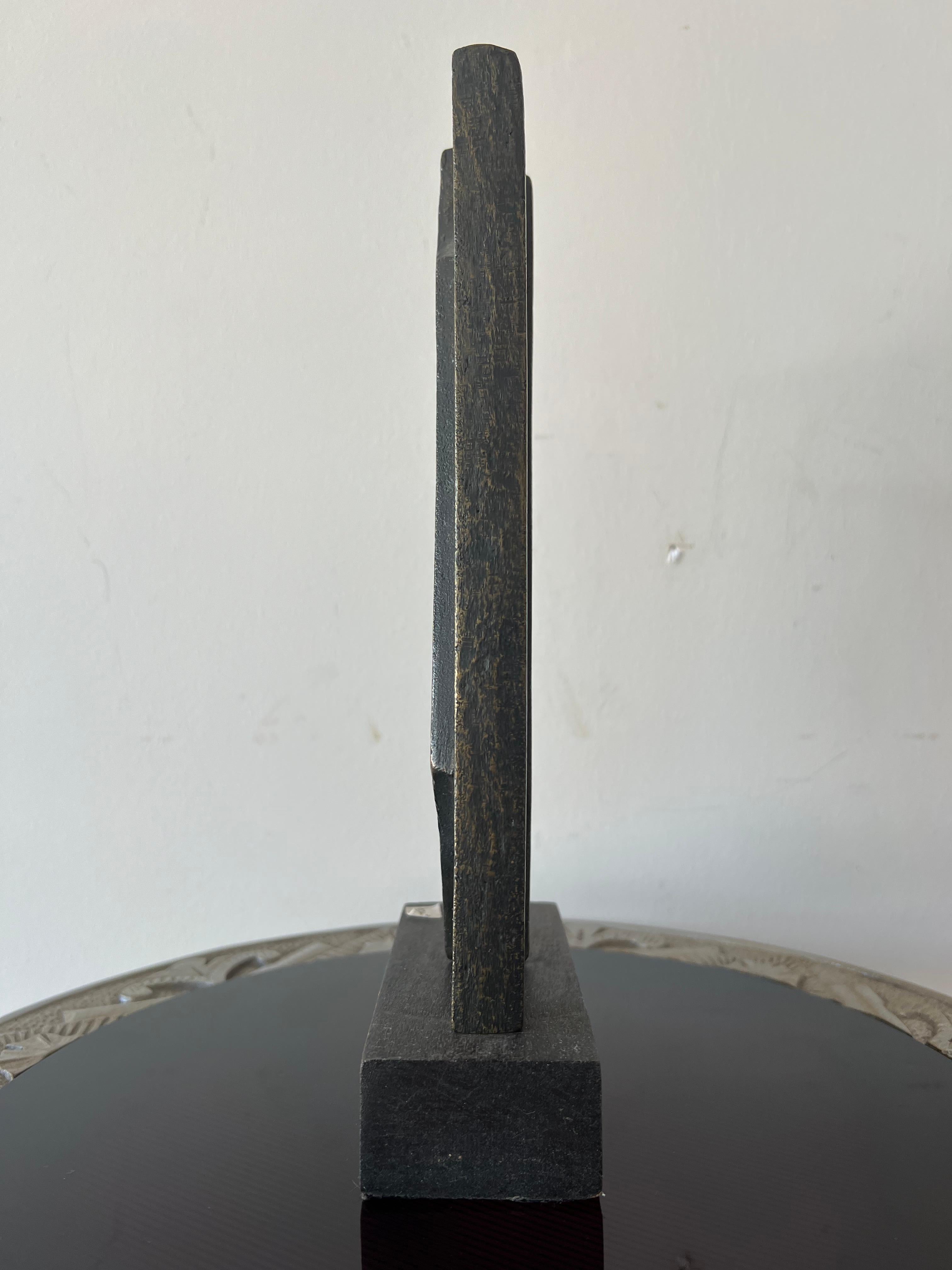 Late 20th Century Man And Woman Bronze Sculpture By Nelide Bertolucci Ca' 1980's For Sale
