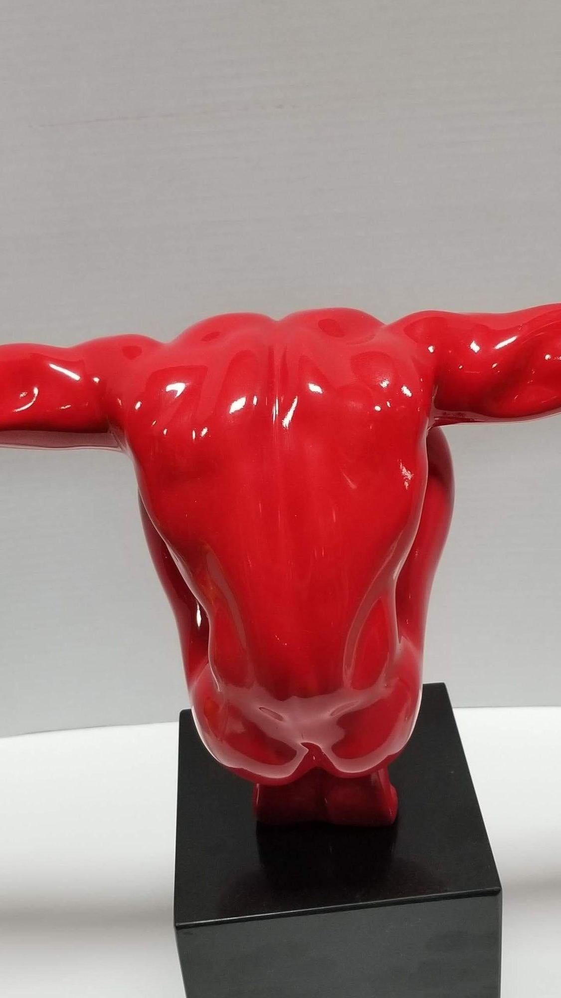 Homme Sculpture d'art, Résine Excellent état à Van Nuys, CA