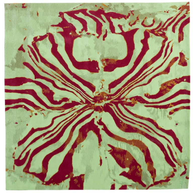 'Man Cave' HandTufted Area Rug by Johan Creten and Pinton For Sale at