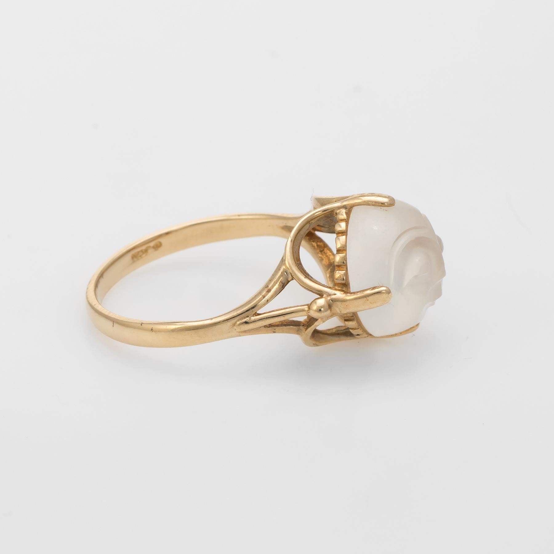 moon face ring meaning