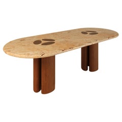 Man o To Monolithic Marble Dining Table by VandaVee