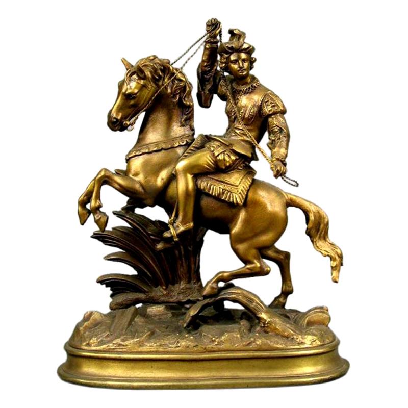 Man on Horseback Sculpture