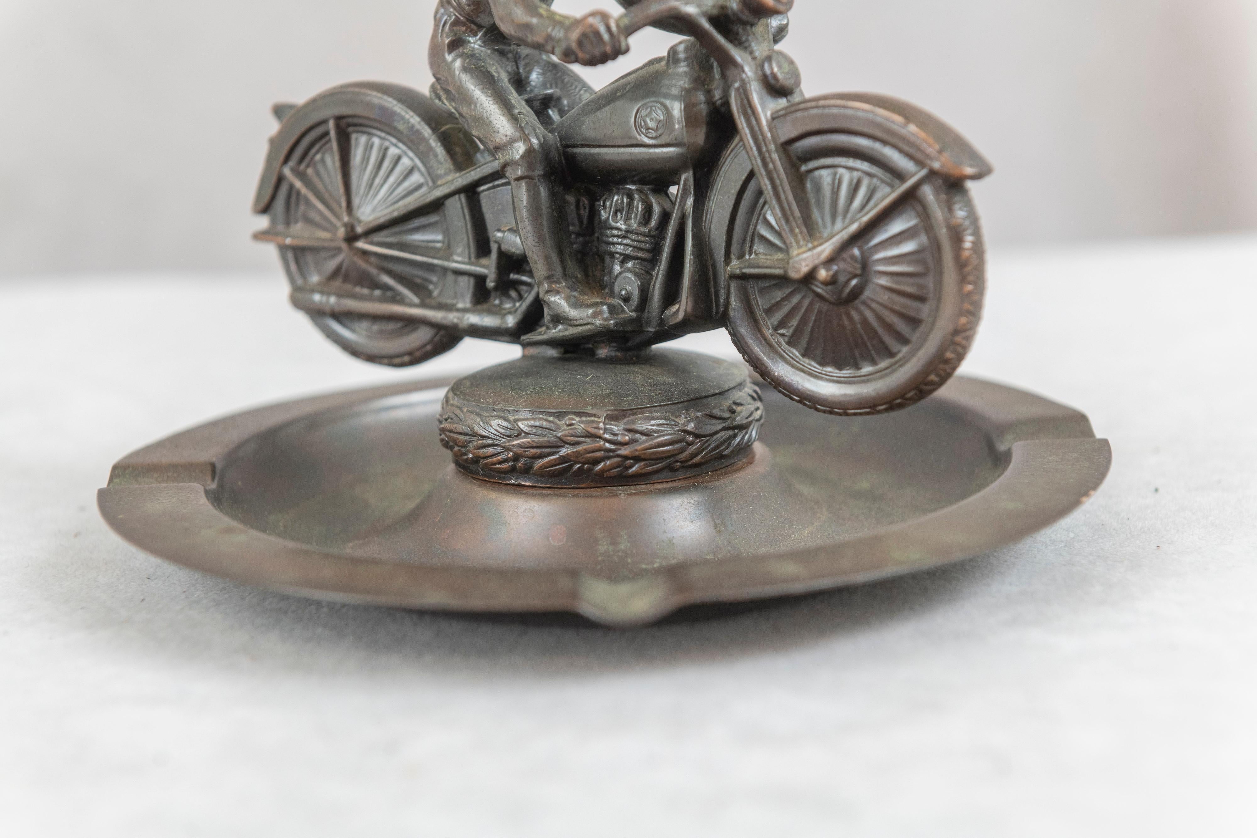 bronze motorcycle