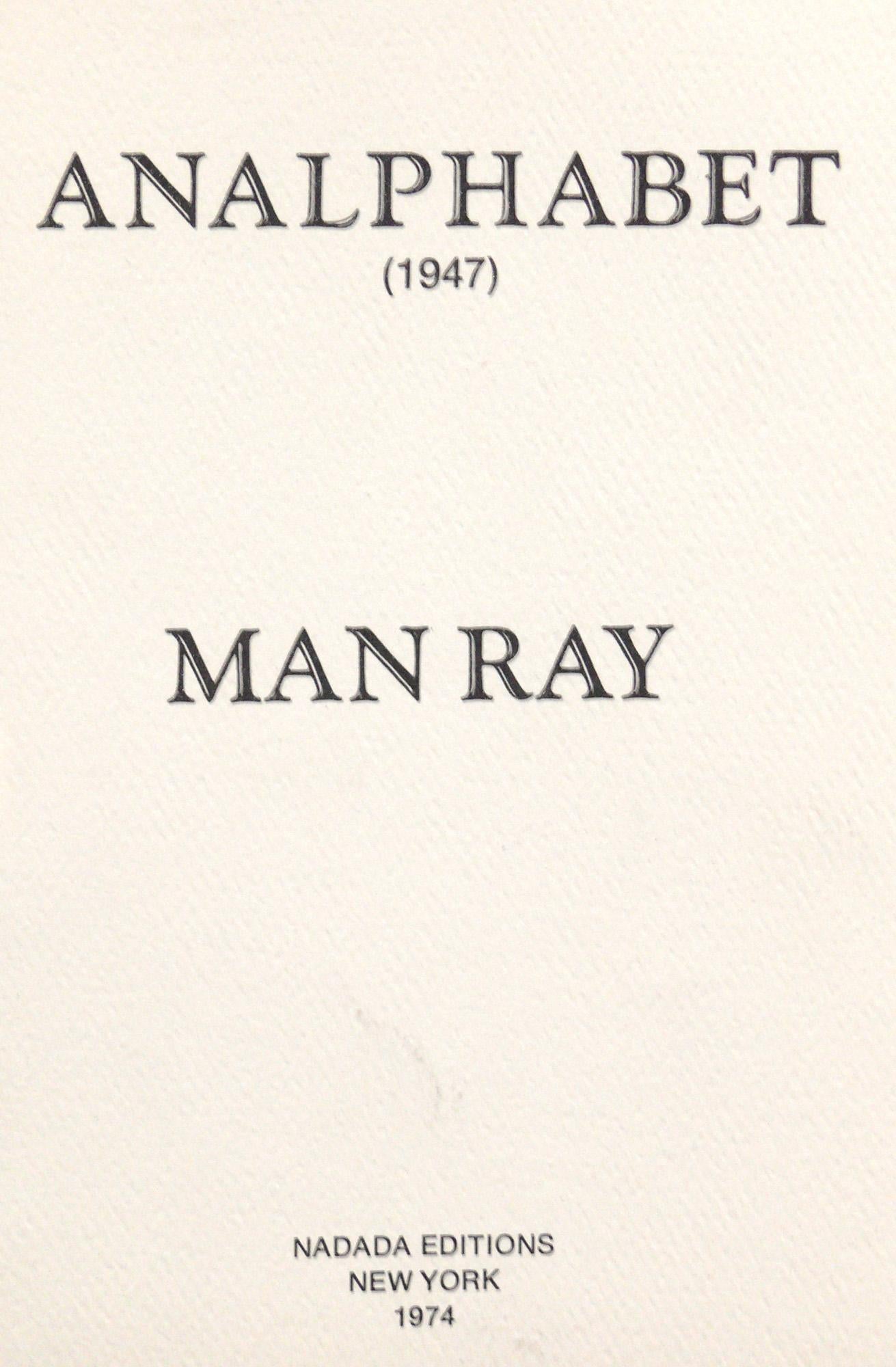 Glass Man Ray Alphabet Prints Set of 26