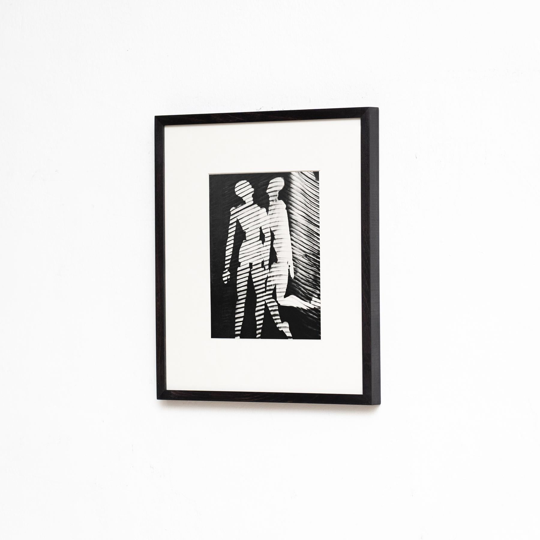 Mid-Century Modern Photographie encadrée de Man Ray en noir et blanc en vente