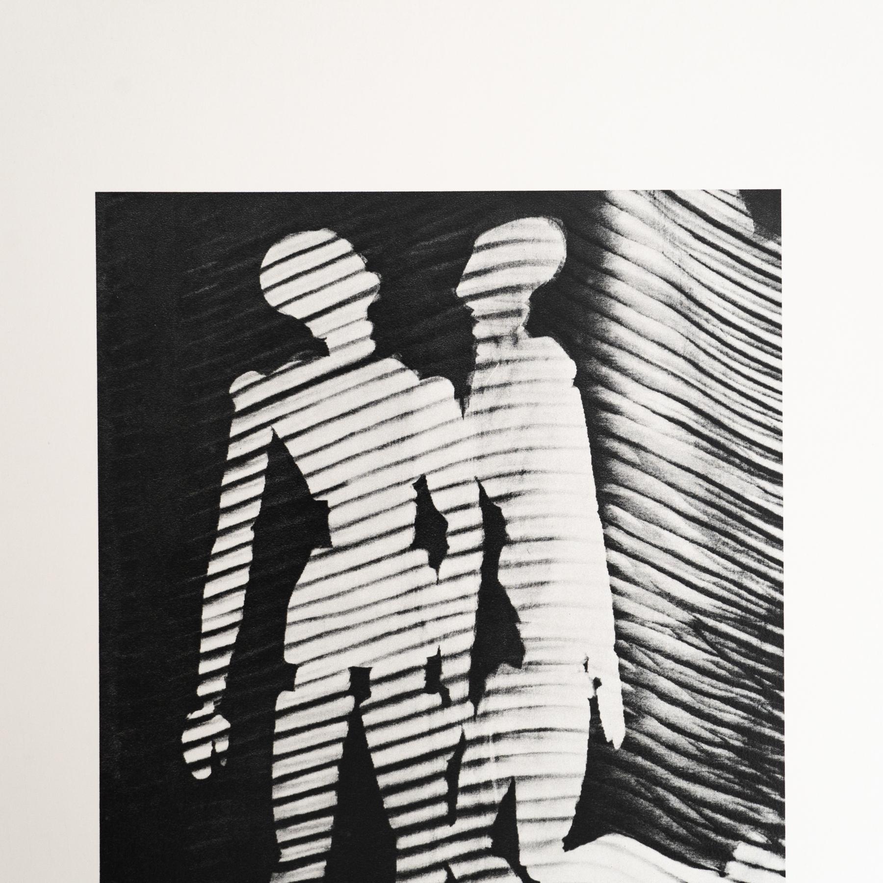 italien Photographie encadrée de Man Ray en noir et blanc en vente