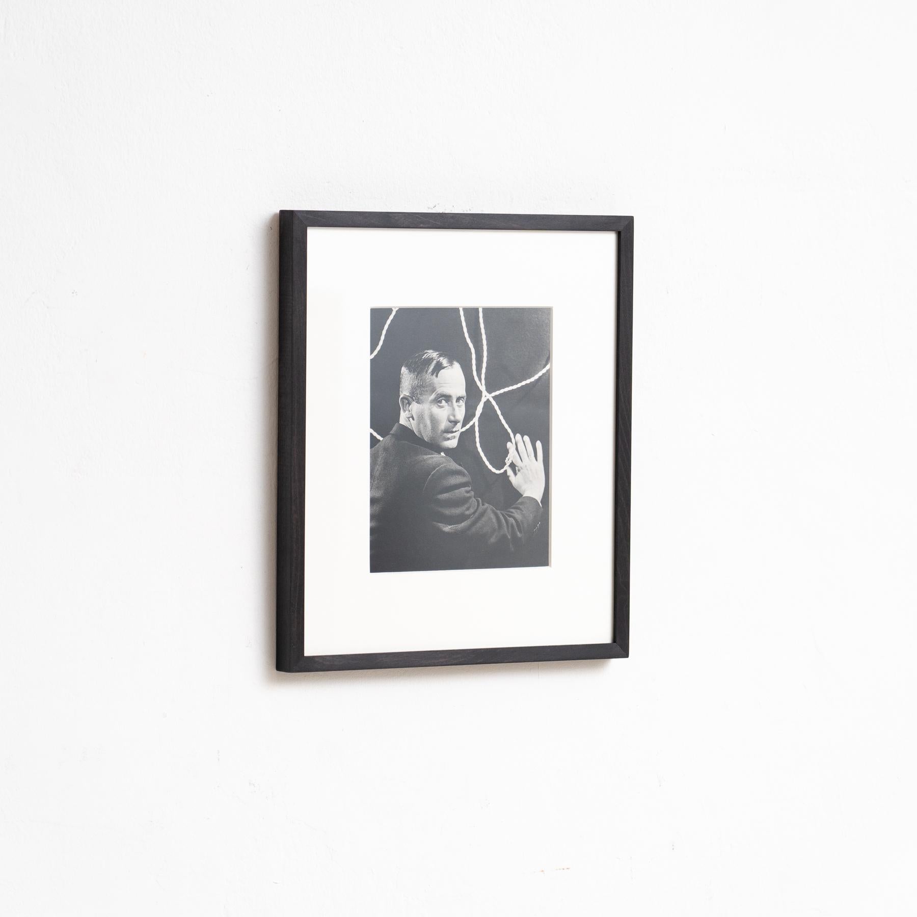 Italiano Man Ray fotografa in bianco e nero Joan Miró - Eliografia in edizione limitata in vendita