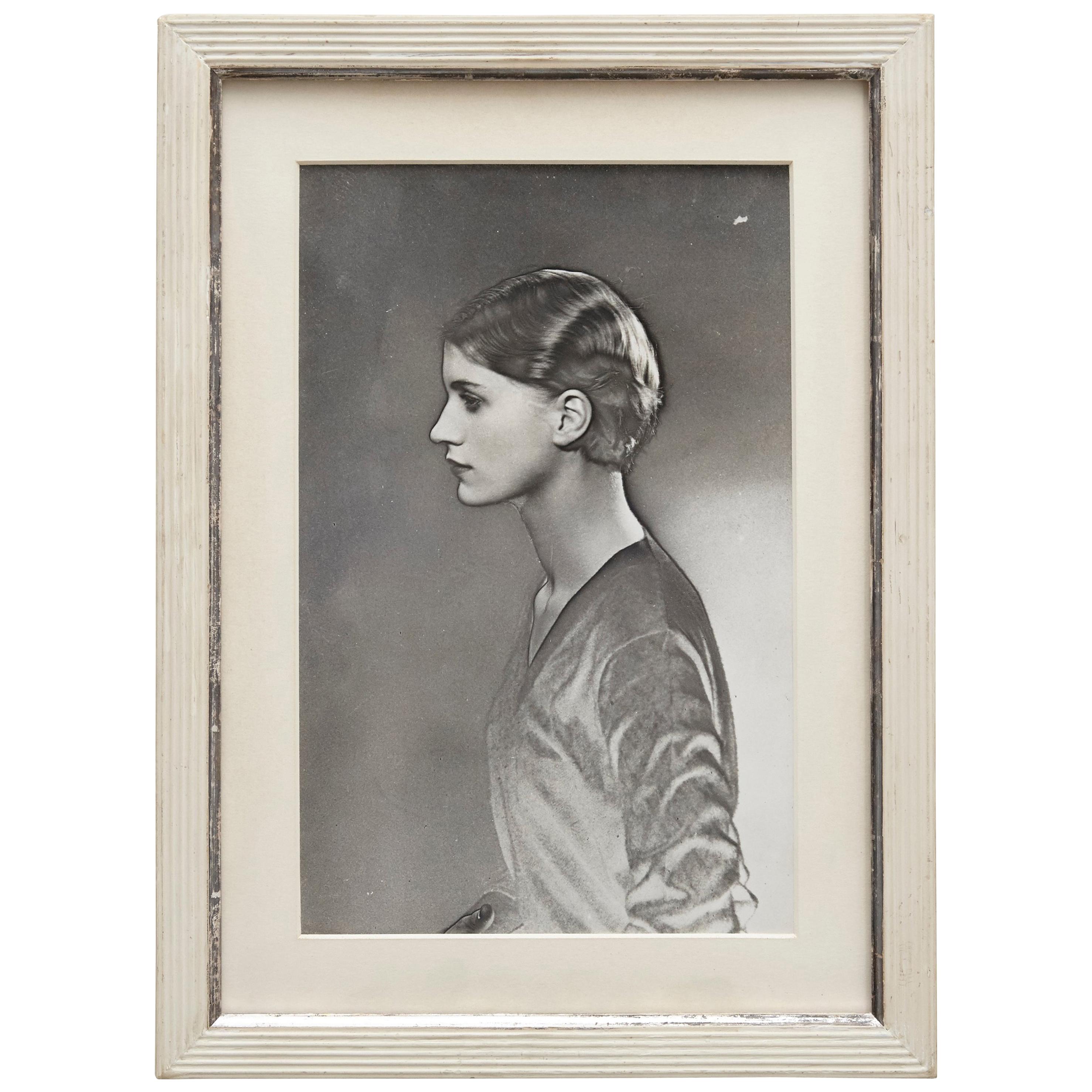 Man Ray Black and White Solarized Framed Photography of Lee Miller