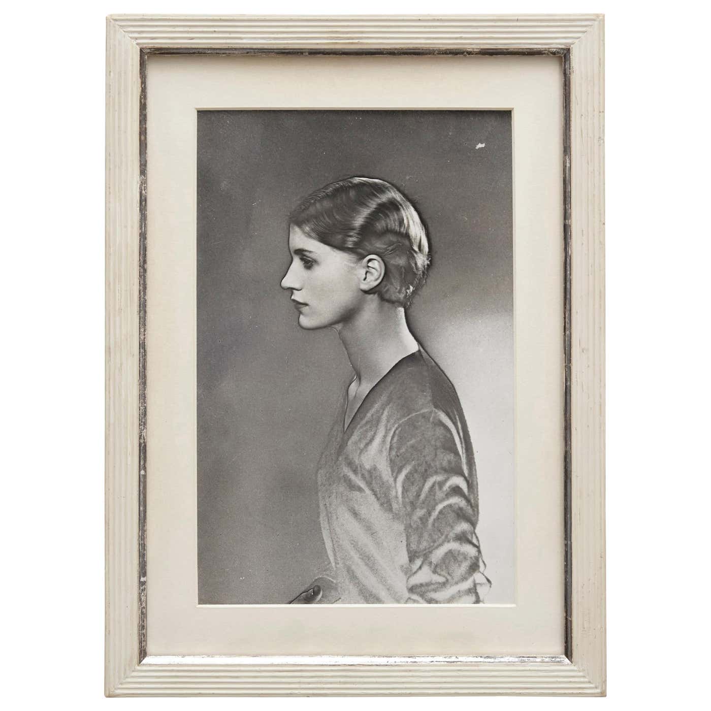 Man Ray Black and White Solarized Framed Photography of Lee Miller at ...