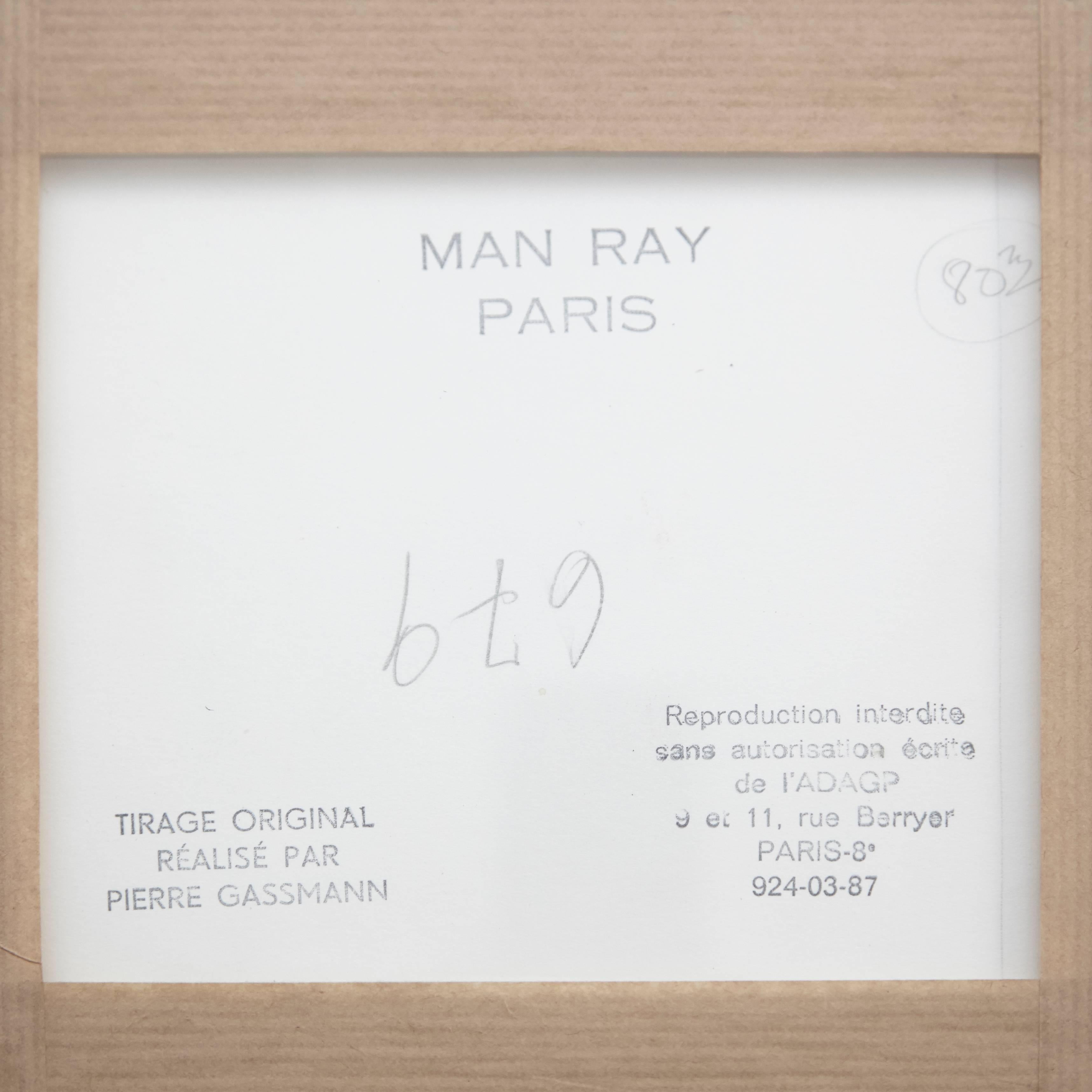 French Man Ray Black and White Surrealist Photography of Rrose Sélavy / Marcel Duchamp
