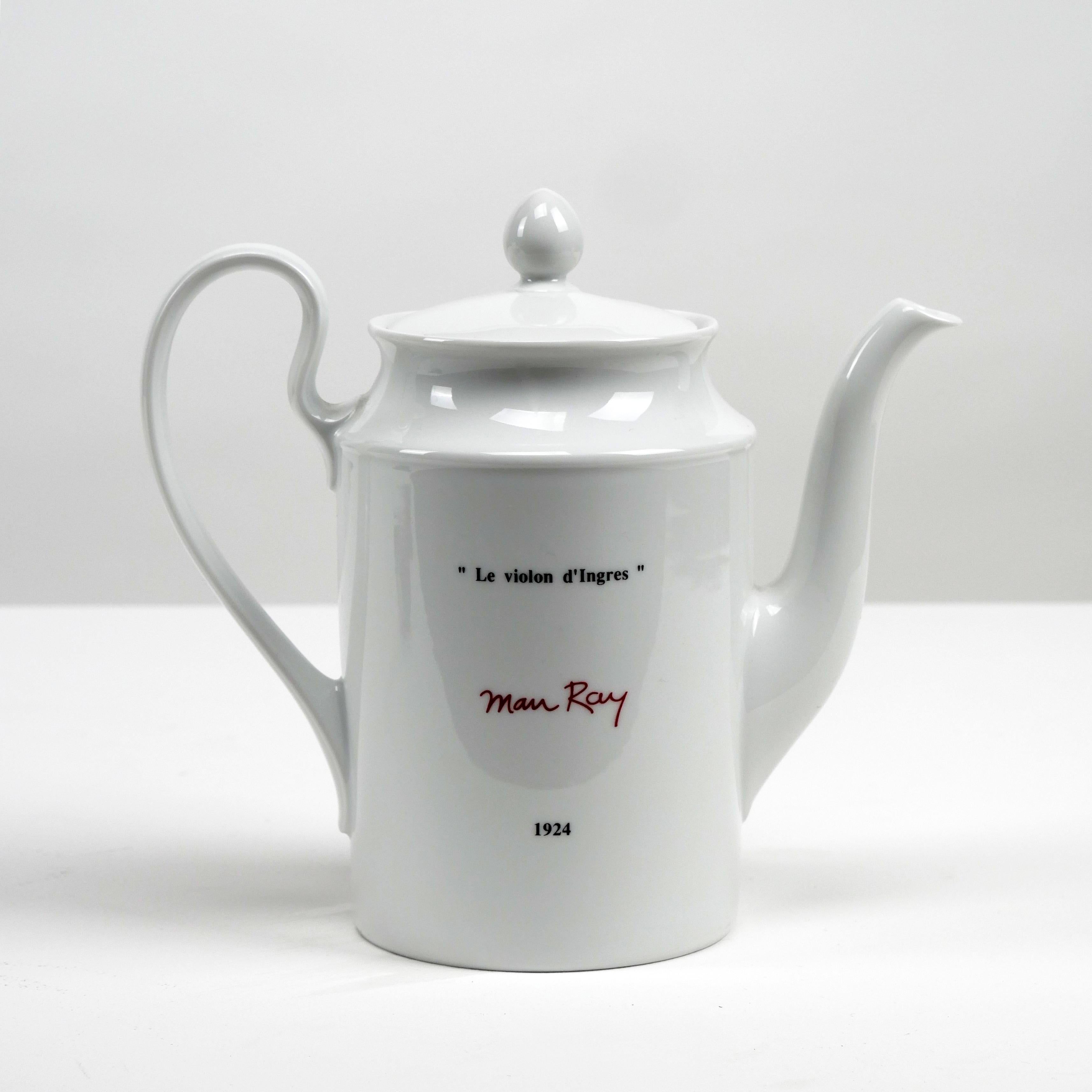 Mid-Century Modern Man Ray, Coffee Pot 1993, Le Violon d'Ingres photo 1924 Man Ray trust Axis Paris