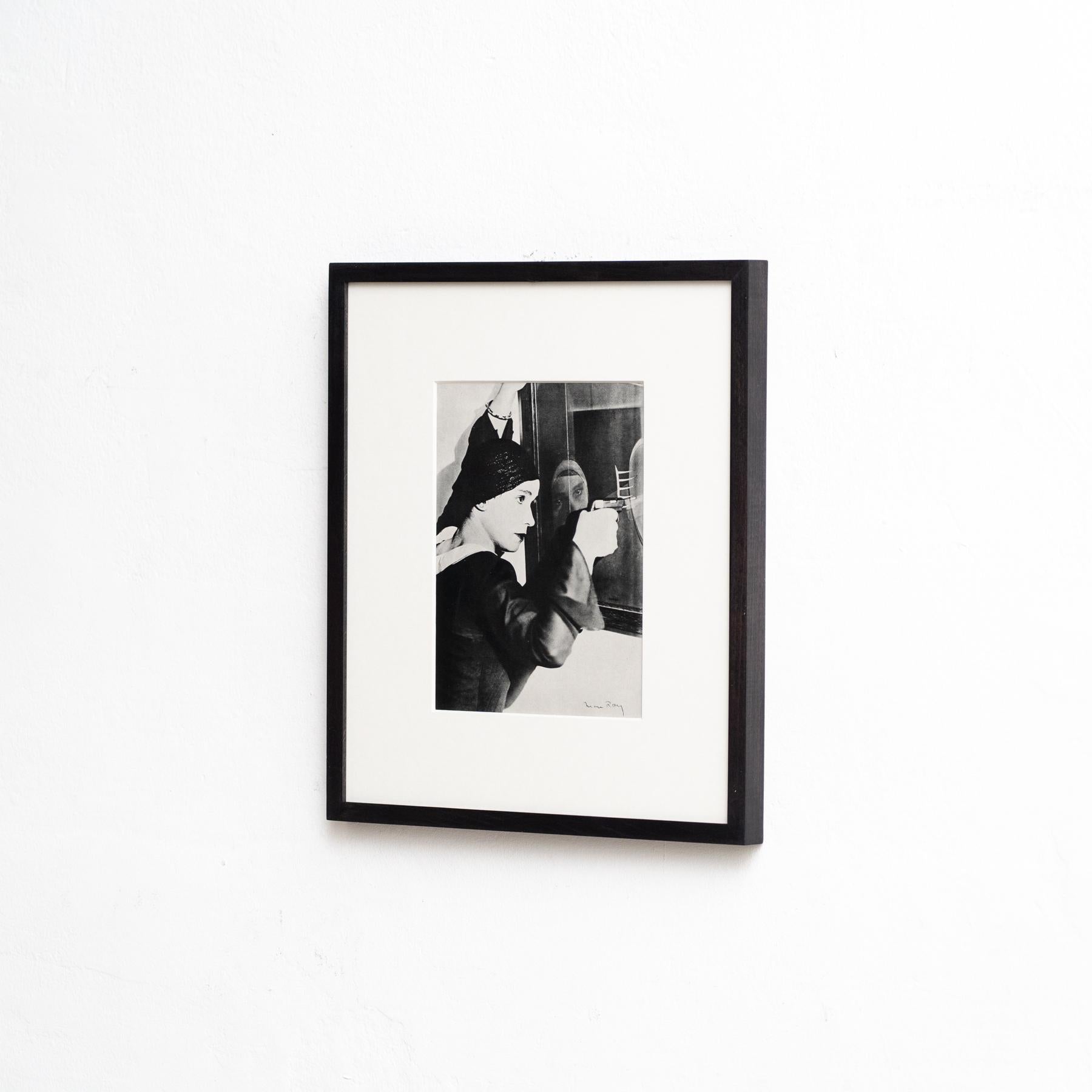 Mid-Century Modern Man Ray Framed Black and White Photography - Limited Edition Heliogravure
