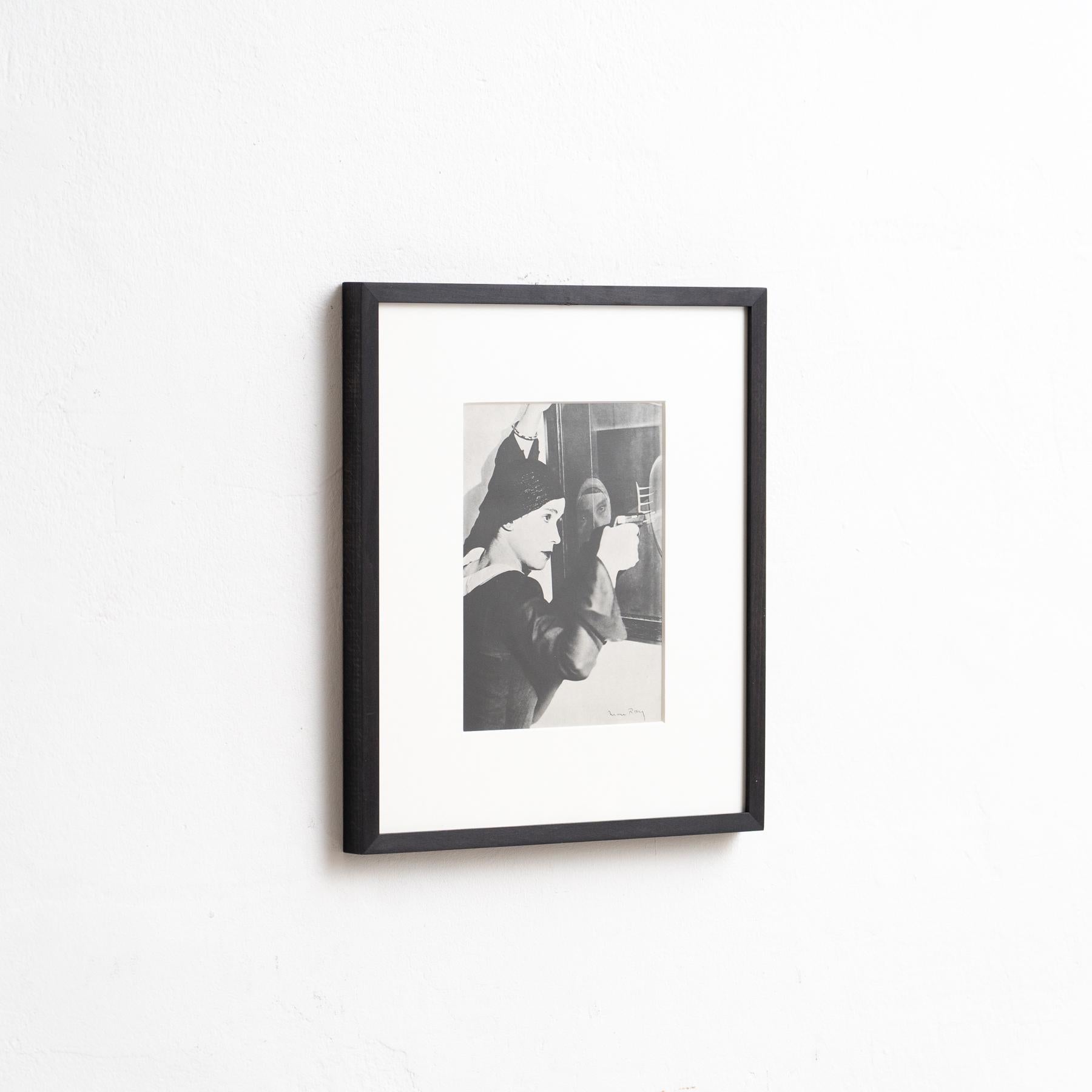 Italian Man Ray Framed Black and White Photography - Limited Edition Heliogravure