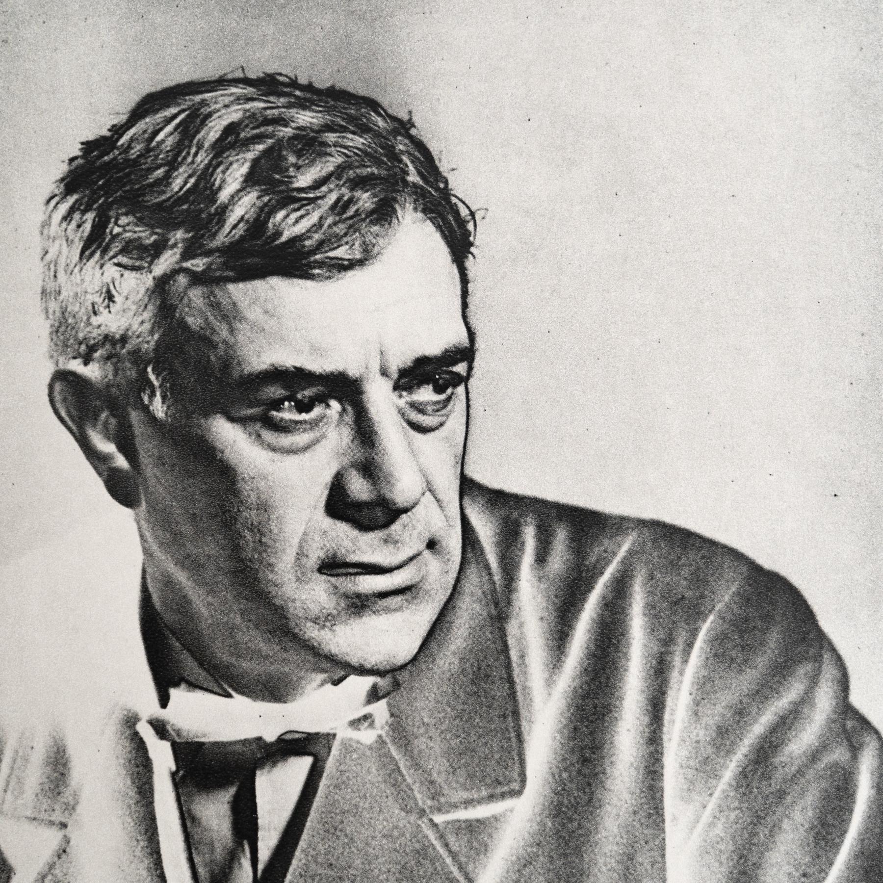 Italian Man Ray Framed Solarized Photography of Georges Braque For Sale