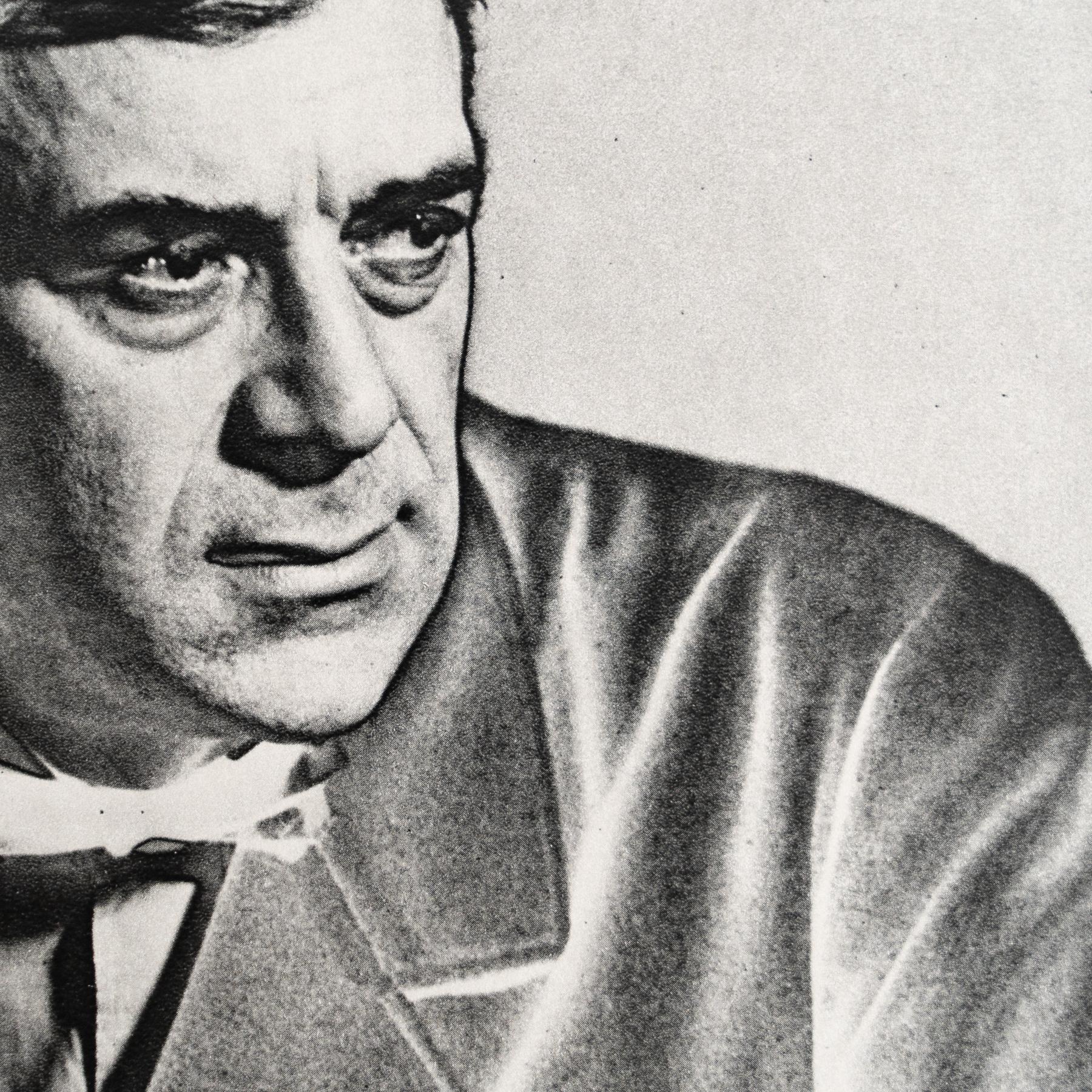 Man Ray Framed Solarized Photography of Georges Braque In Good Condition For Sale In Barcelona, Barcelona