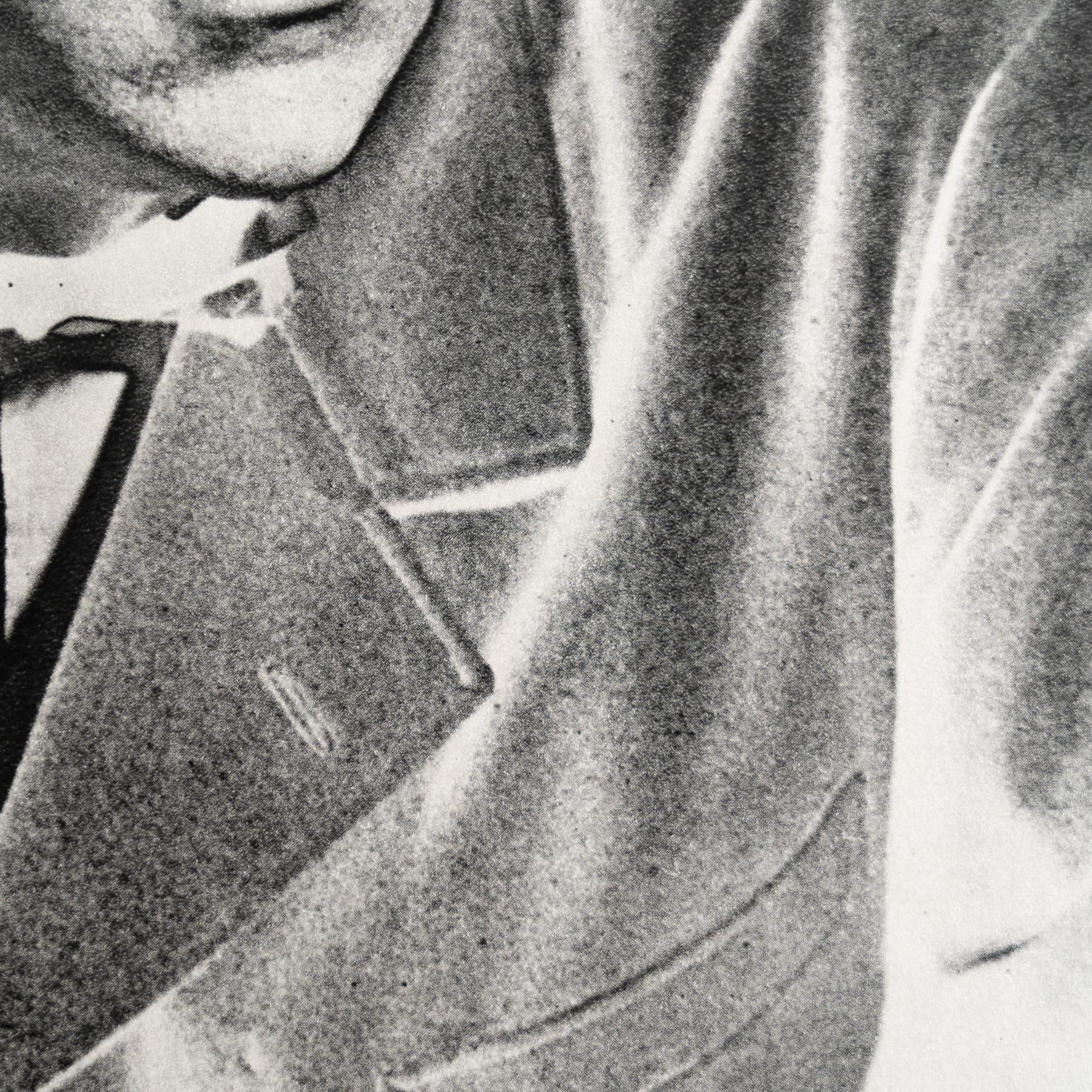 Late 20th Century Man Ray Framed Solarized Photography of Georges Braque For Sale