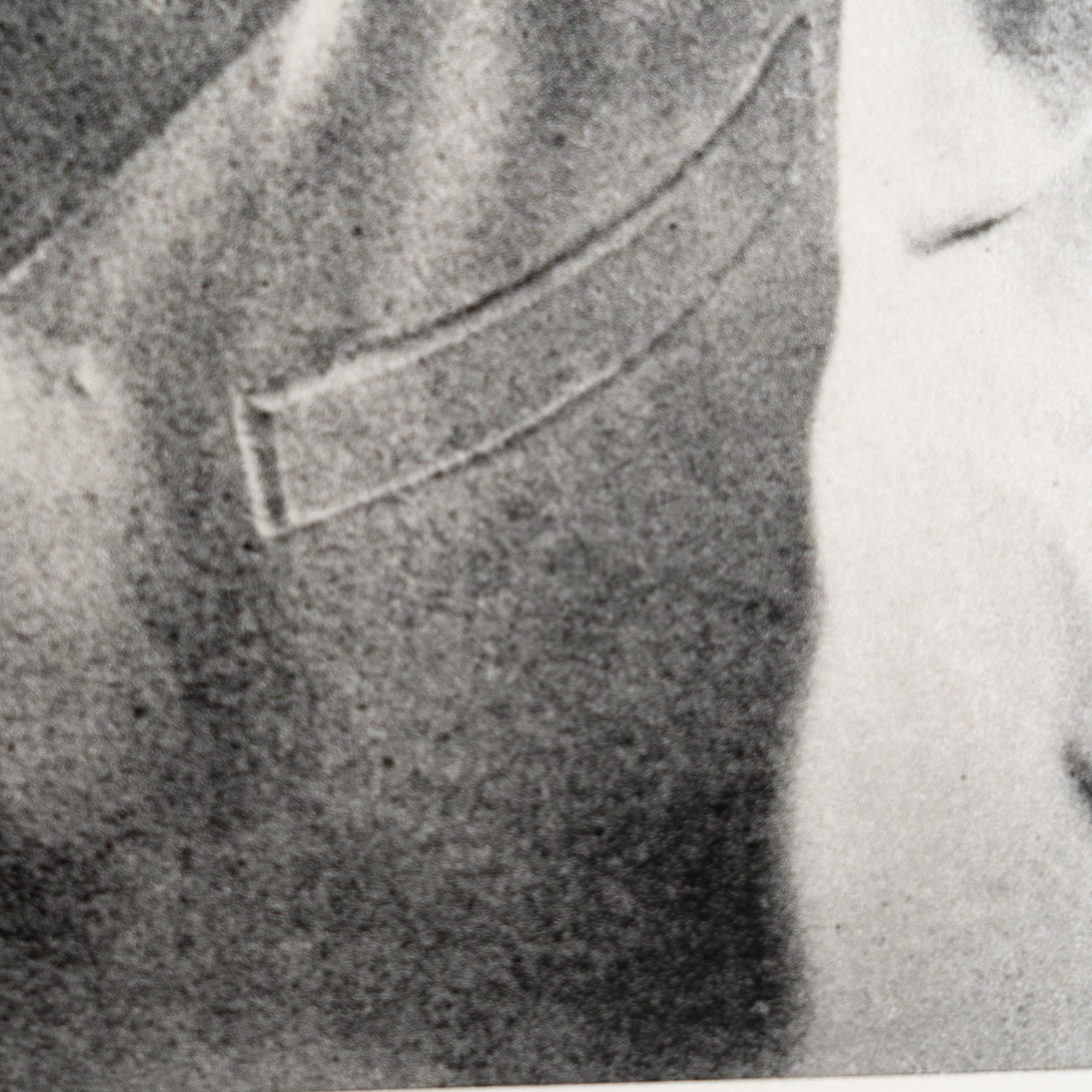 Paper Man Ray Framed Solarized Photography of Georges Braque For Sale